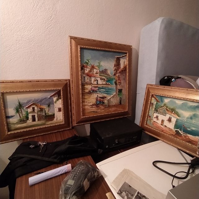 Lote 3 cuadros 60x70 y 52x42