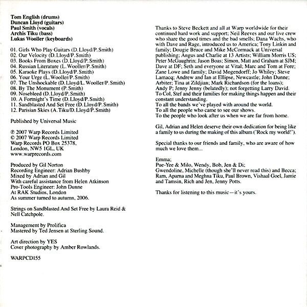 CD Maxïmo Park – Our Earthly Pleasures