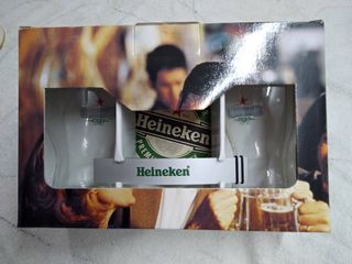 16 Bicchieri birra Heineken, 8 apribottiglia