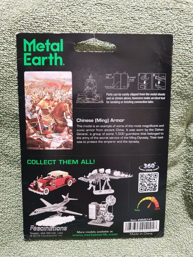 Maqueta metal Chinese (ming)