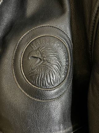 giubbotto pelle  harley davidson vintage tg L