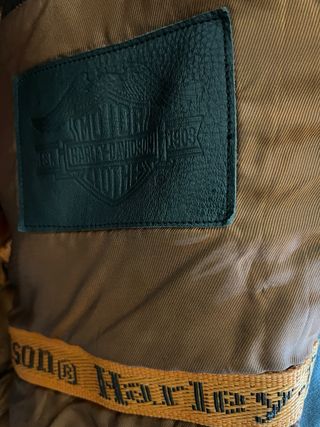 giubbotto pelle  harley davidson vintage tg L