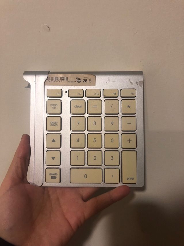 Teclado numero apple imac 
