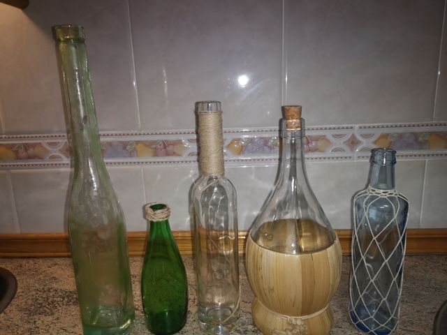 Botellas de vidrio