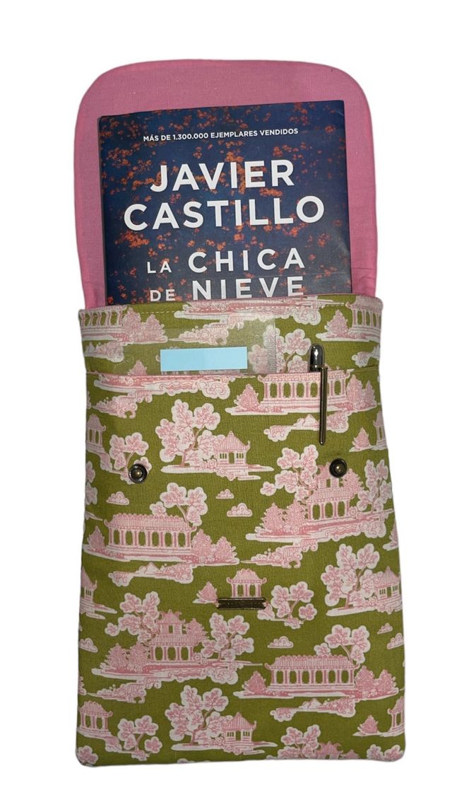 Funda artesanal para libro de bolsillo o agenda