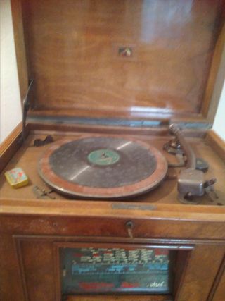 mobile radio giradischi vintage