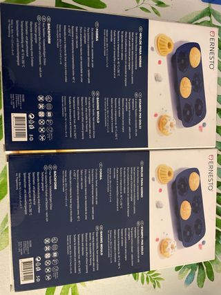 dos moldes para horno de silicona