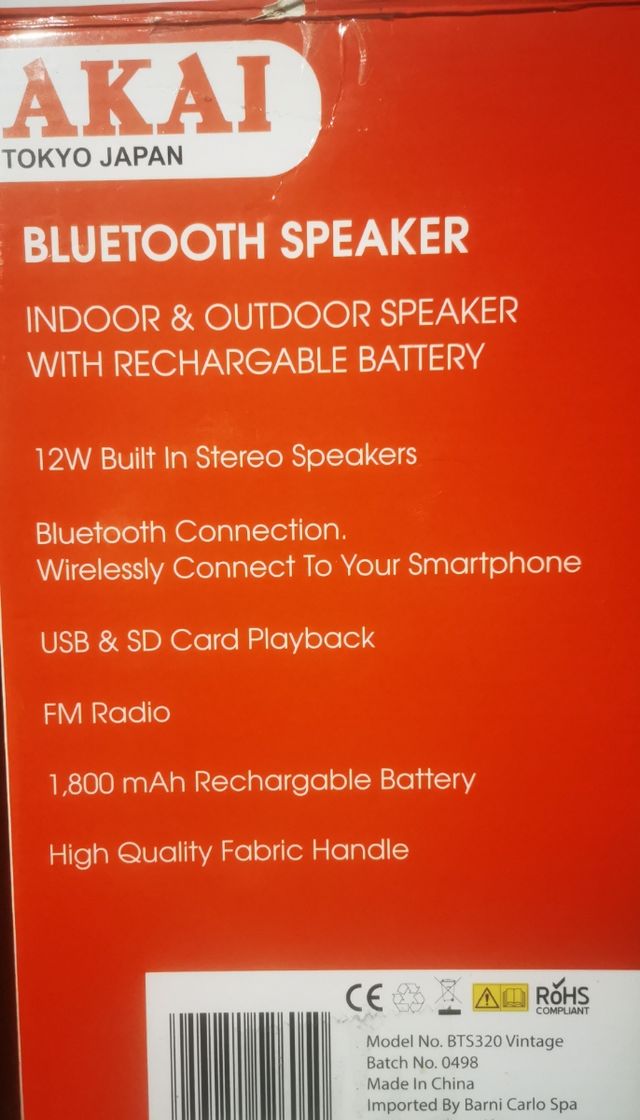 Bluetooth speaker