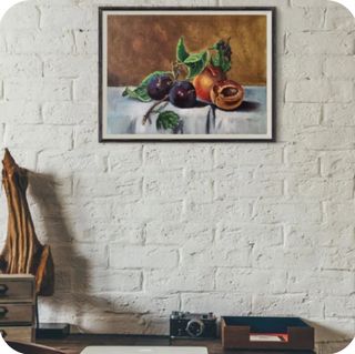 Cuadro pintura al óleo "Bodegón "