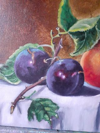 Cuadro pintura al óleo "Bodegón "