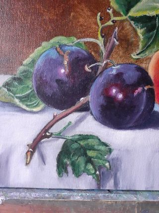 Cuadro pintura al óleo "Bodegón "