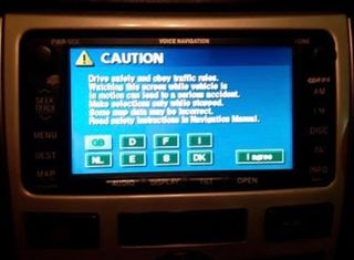 Dvd mapas 2021 v2 Toyota-Lexus TNS 600 / 700 E1G