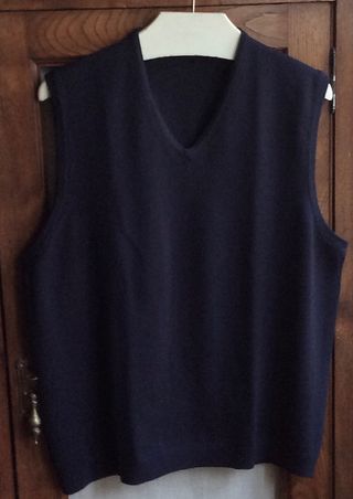 CHALECO AZUL DE HOMBRE - MARCA ZARA