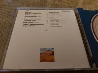 Britten - piano y violin conciertos