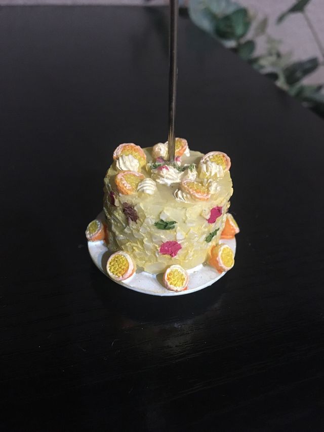 Pinzas porta-tarjetas con base de tartas 12unds