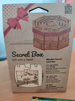 Secret box, caixa mistério para oferta