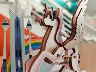 Puzzle 3D em madeira para crianças