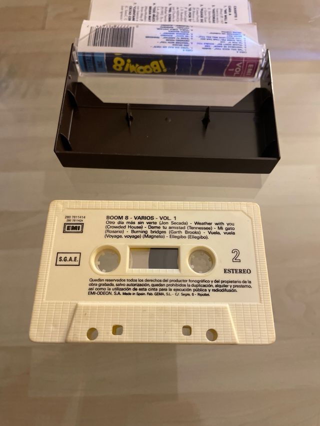 Cinta Cassette Boom 8 Vol.1