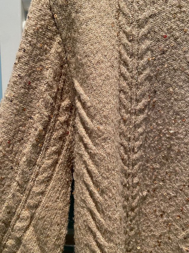 Maglione dorato Cecilia Benetti