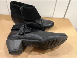 Botines tacon de piel muy comodos