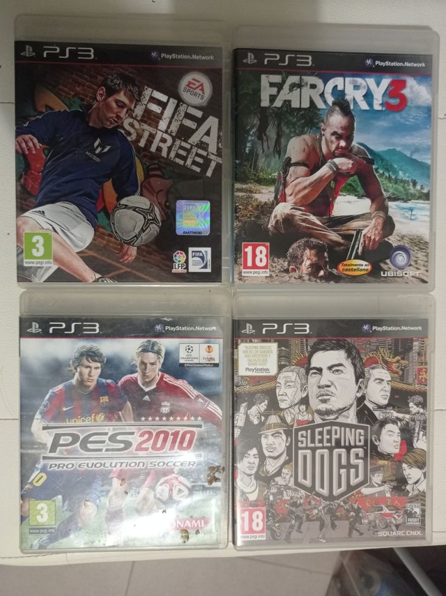 Lote de 5 juegos de play 3