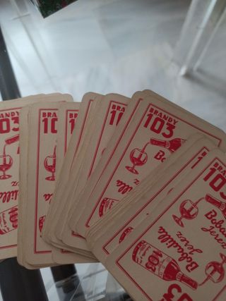 Baraja de cartas vintage