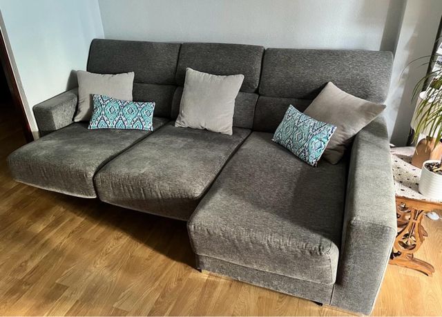 Sofa chaise longue 3 plazas extraible y reclinable