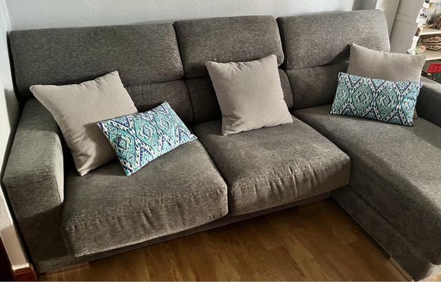 Sofa chaise longue 3 plazas extraible y reclinable