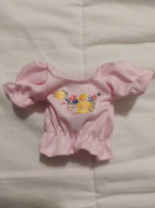 Camiseta para muñeca tipo Barbie 