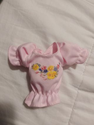 Camiseta para muñeca tipo Barbie 