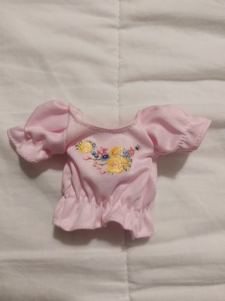 Camiseta para muñeca tipo Barbie 