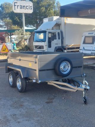 remolque de dos ejes reforzado