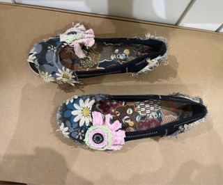 Bailarina plana vintage