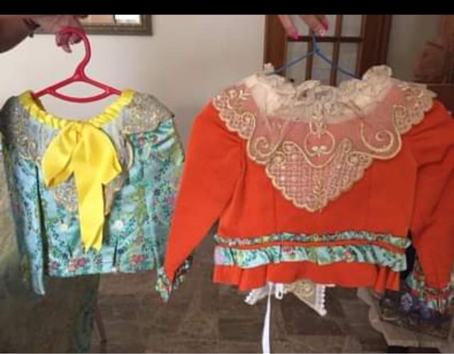 traje de fallera niña