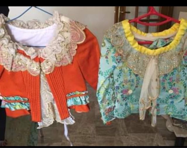 traje de fallera niña