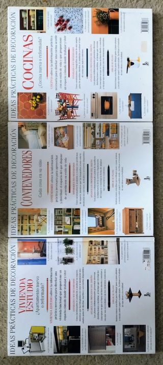 3 LIBROS de IDEAS PRÁCTICAS DE DECORACIÓN: NUEVOS