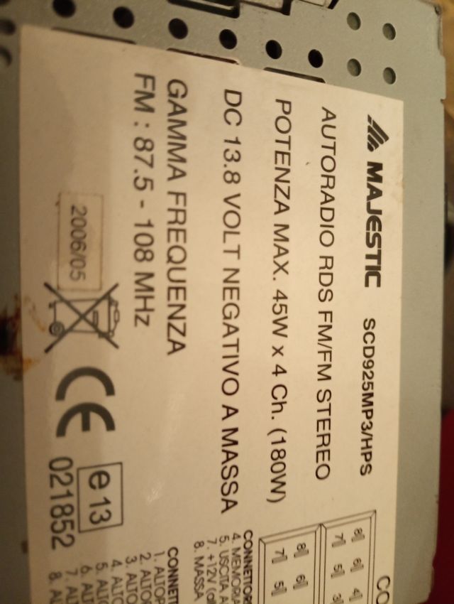Autoradio Majestic