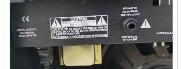 Peavey Studio pro 112 cassa transistor