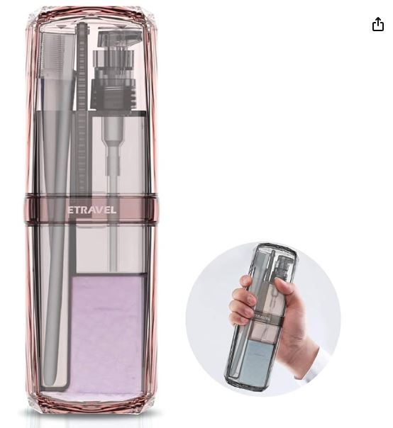 Neceser compacto para viajes(juego de subbotellas)