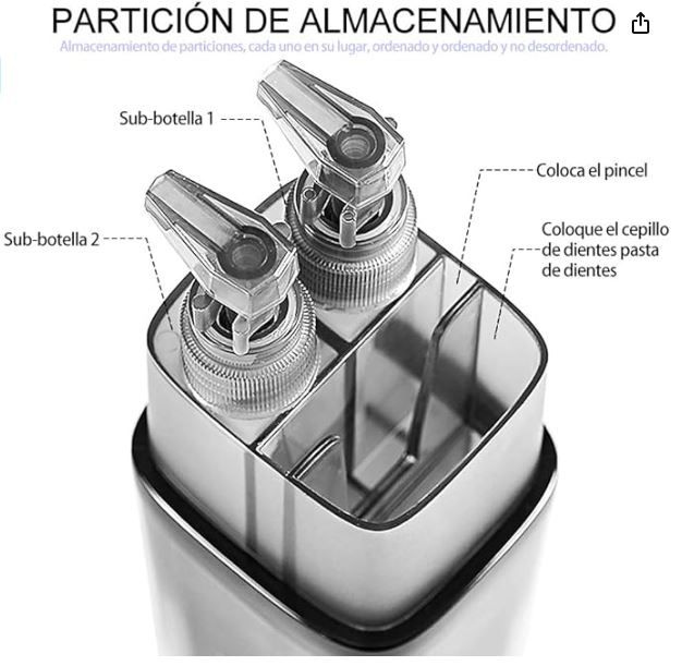 Neceser compacto para viajes(juego de subbotellas)