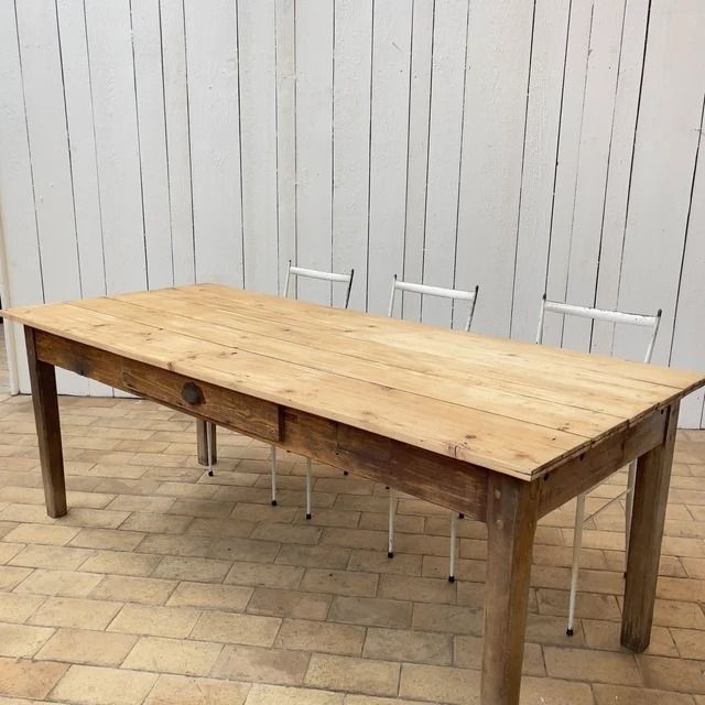Mesa madera tipo granja 2 metros
