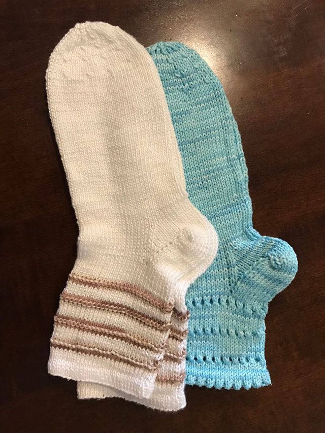 calzini di Lana e Cotone fatti a MANO