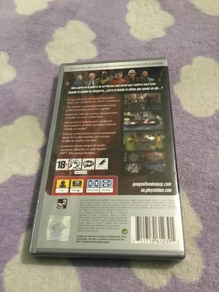 Videojuego psp gangs of London completo