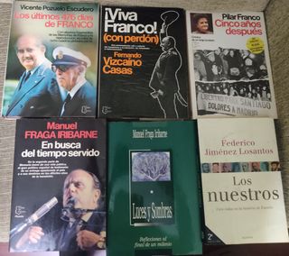 Varios libros de Franco