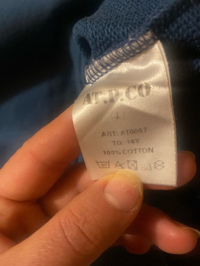 Felpa garzata AT.P.CO