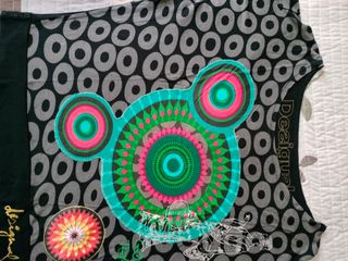 Camiseta manga larga desigual