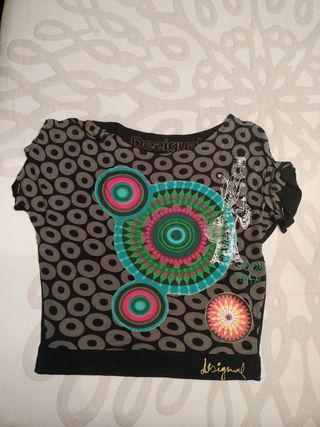 Camiseta manga larga desigual