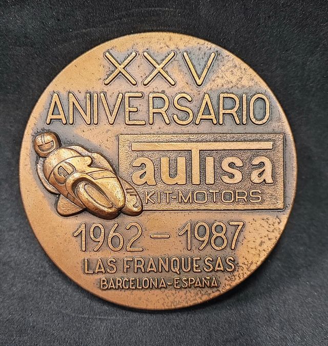 Medalla de  Bronce 200 g Autisa