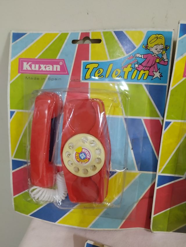 Teléfonos Teletin de Kuxan. De los años 80.