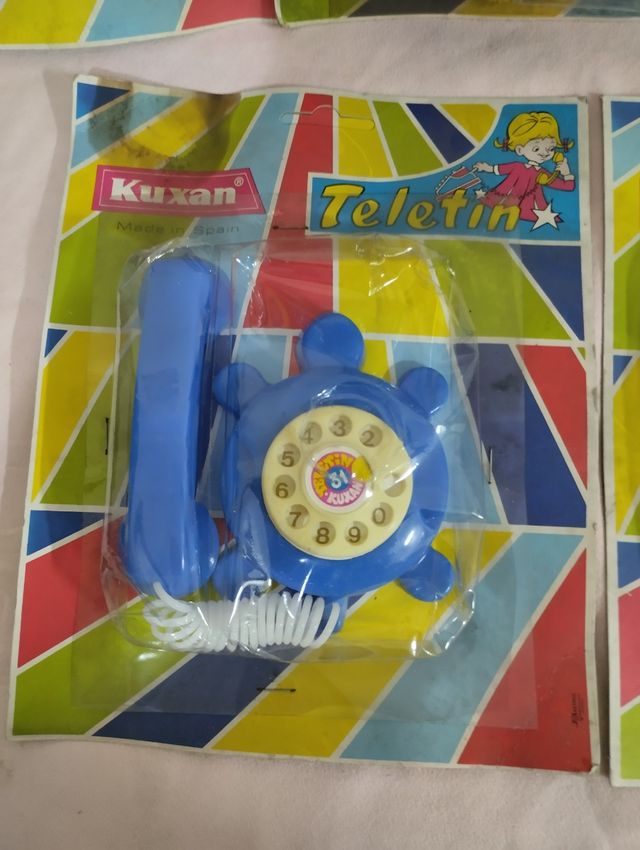 Teléfonos Teletin de Kuxan. De los años 80.